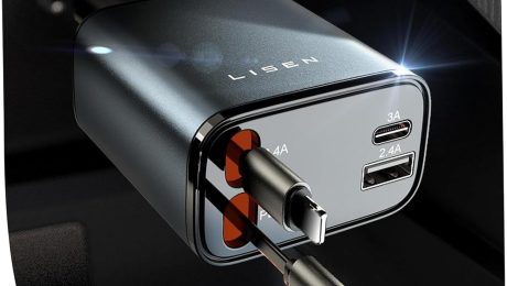 lisen-retractable-car-charger-69w-usb-c-car-accessories-adapter-for-iphone-16-usb-c-charger-fast-charging-honda-civic-ac-4